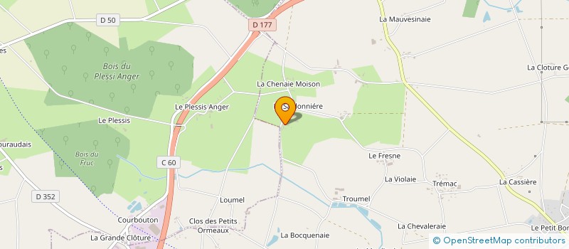 localisation de l'entreprise MADAME CORALIE RENAUD  GUIPRY-MESSAC