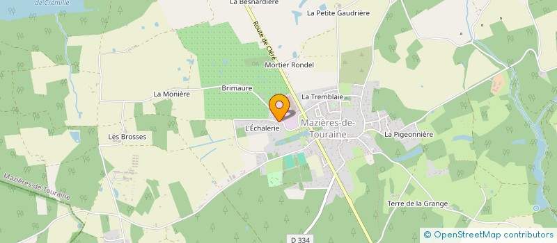 localisation de l'entreprise MADAME CORALIE RENAULT  MAZIERES-DE-TOURAINE