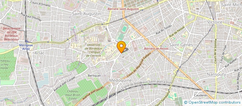 localisation de l'entreprise MADAME CORALIE REY  BORDEAUX