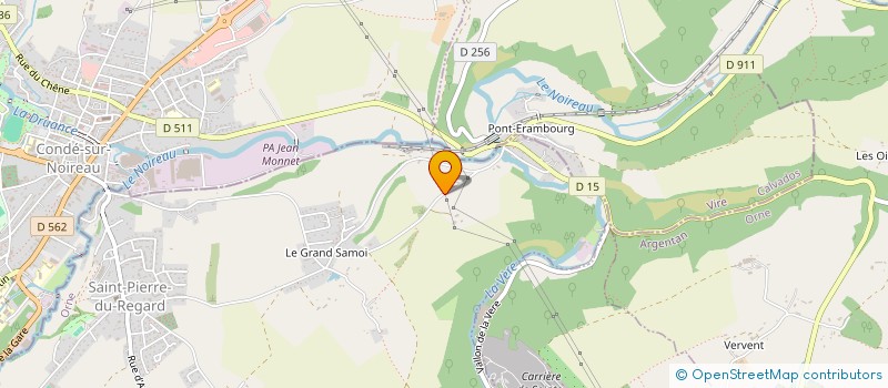 localisation de l'entreprise MADAME CORALIE RIALLAND à SAINT-PIERRE-DU-REGARD