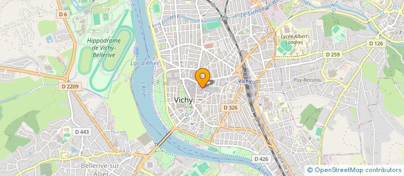 localisation de l'entreprise MADAME CORALIE RIGNAULT à VICHY