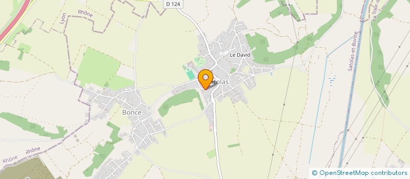 localisation de l'entreprise MADAME CORALIE ROGEMOND  SATOLAS-ET-BONCE