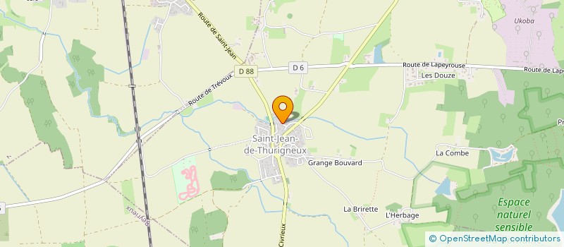 localisation de l'entreprise MADAME CORALIE ROGNARD  SAINT-JEAN-DE-THURIGNEUX