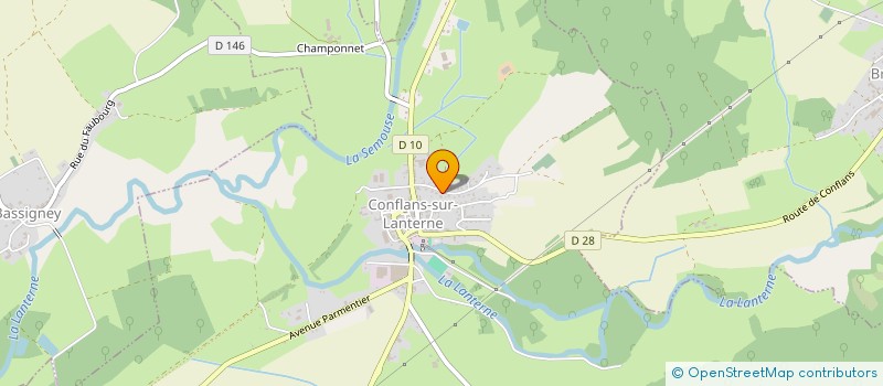 localisation de l'entreprise MADAME CORALIE RONDOT à CONFLANS-SUR-LANTERNE