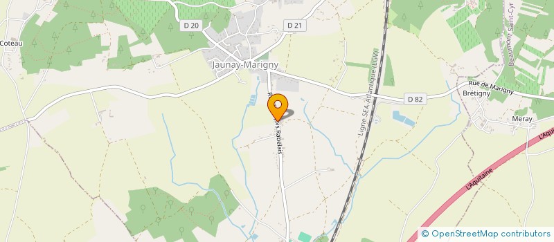 localisation de l'entreprise MADAME CORALIE ROUCOUS  JAUNAY-MARIGNY