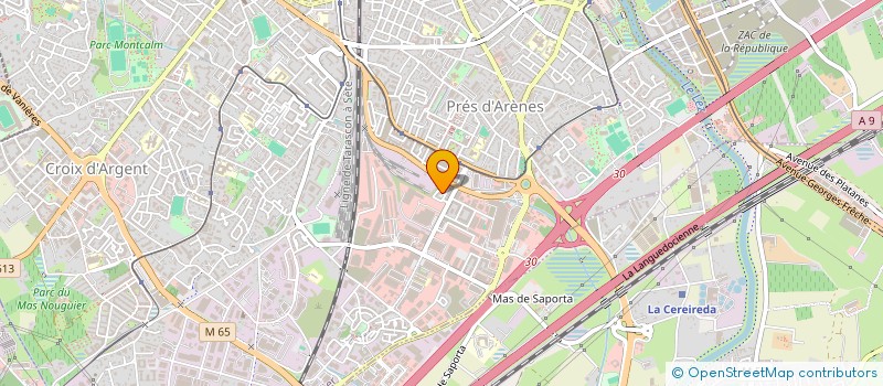 localisation de l'entreprise MADAME CORALIE ROUX à MONTPELLIER