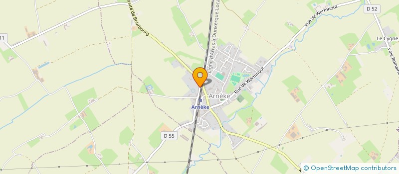 localisation de l'entreprise MADAME CORALIE ROYE  ARNEKE