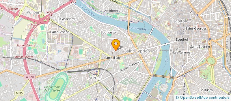 localisation de l'entreprise MADAME CORALIE RUBIN  TOULOUSE