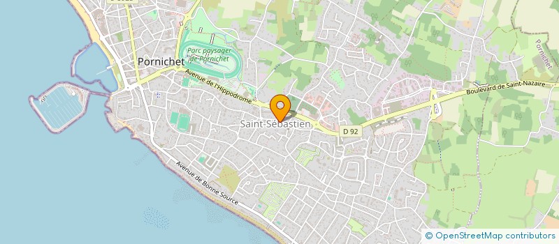 localisation de l'entreprise MADAME CORALIE SAILLARD  SAINT-NAZAIRE