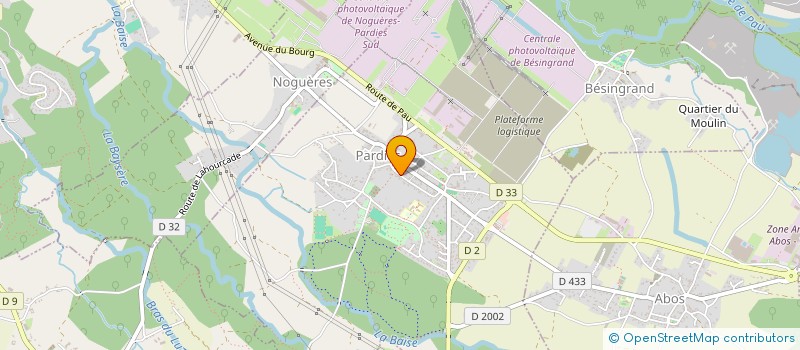 localisation de l'entreprise MADAME CORALIE SAUNIER  PARDIES