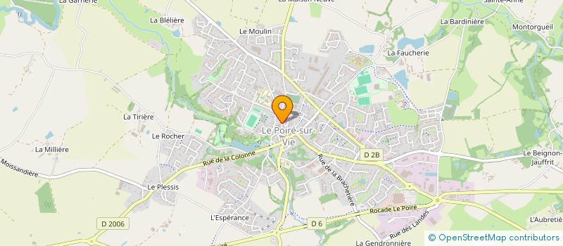 localisation de l'entreprise MADAME CORALIE SAVIN  LE POIRE-SUR-VIE