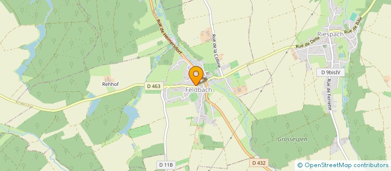 localisation de l'entreprise MADAME CORALIE SCHMITT  FELDBACH