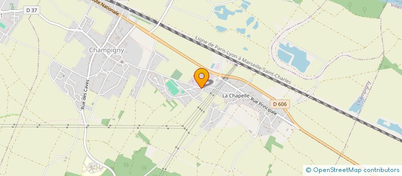 localisation de l'entreprise MADAME CORALIE SCHNYDER  CHAMPIGNY