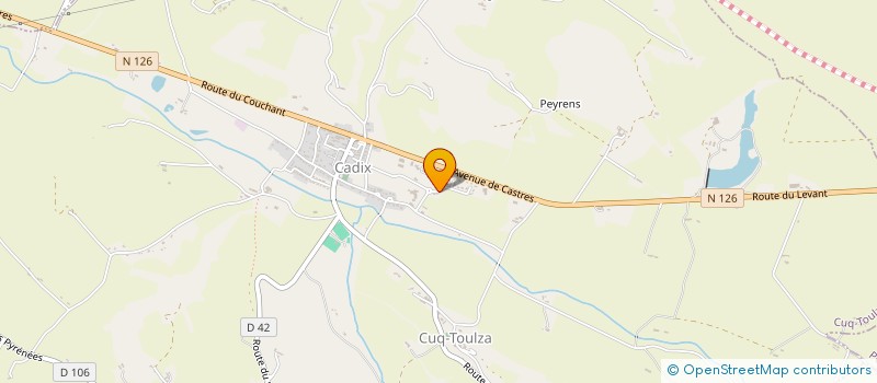 localisation de l'entreprise MADAME CORALIE SEMENOU à CUQ-TOULZA