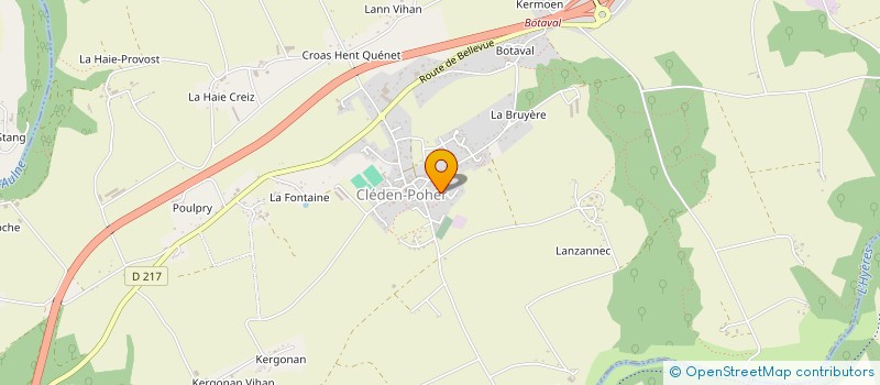 localisation de l'entreprise MADAME CORALIE SERBON  KERGLOFF