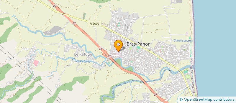 localisation de l'entreprise MADAME CORALIE SEYCHELLES  BRAS-PANON