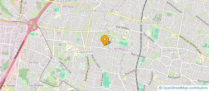 localisation de l'entreprise MADAME CORALIE SIBARD  MERIGNAC