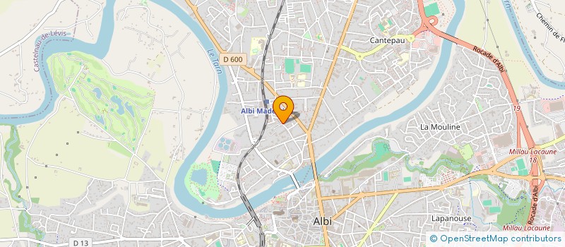 localisation de l'entreprise MADAME CORALIE SOUQUET à ALBI