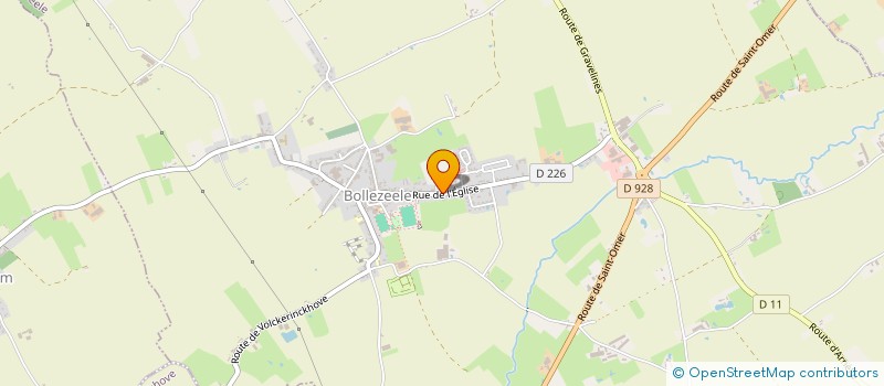 localisation de l'entreprise MADAME CORALIE STOPIN  BOLLEZEELE