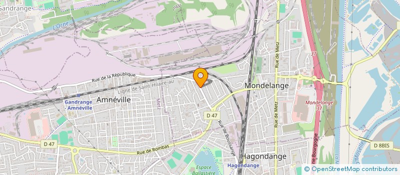 localisation de l'entreprise MADAME CORALIE SUAREZ  MONDELANGE