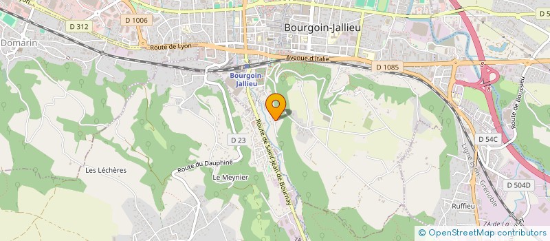 localisation de l'entreprise MADAME CORALIE SUQUET  BOURGOIN-JALLIEU