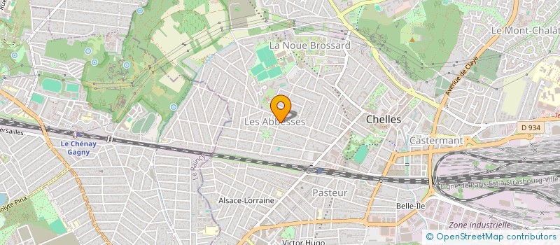 localisation de l'entreprise MADAME CORALIE TECHER  CHELLES