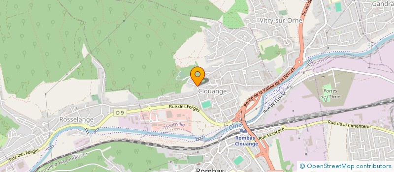 localisation de l'entreprise MADAME CORALIE TEIXEIRA  CLOUANGE