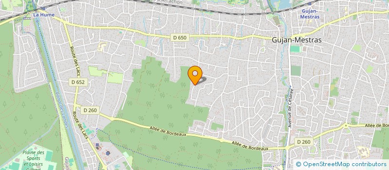 localisation de l'entreprise MADAME CORALIE TERREE  GUJAN-MESTRAS