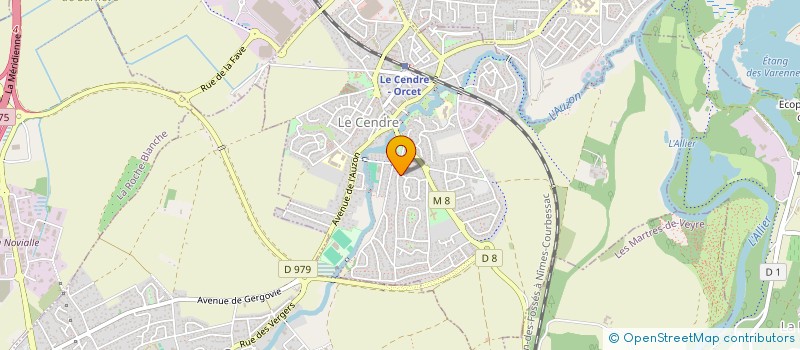 localisation de l'entreprise MADAME CORALIE TESSIER  LE CENDRE