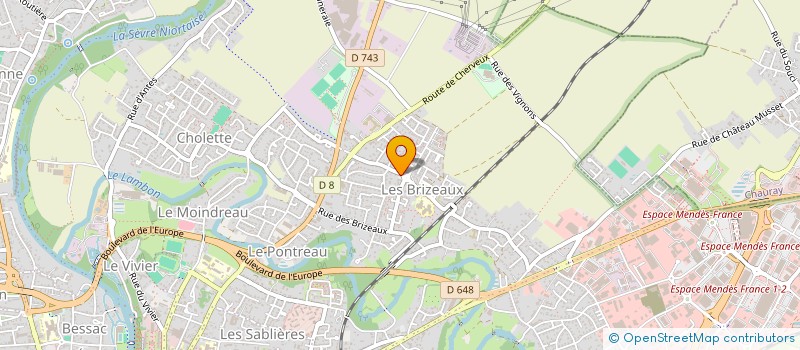 localisation de l'entreprise MADAME CORALIE THEBAULT à NIORT