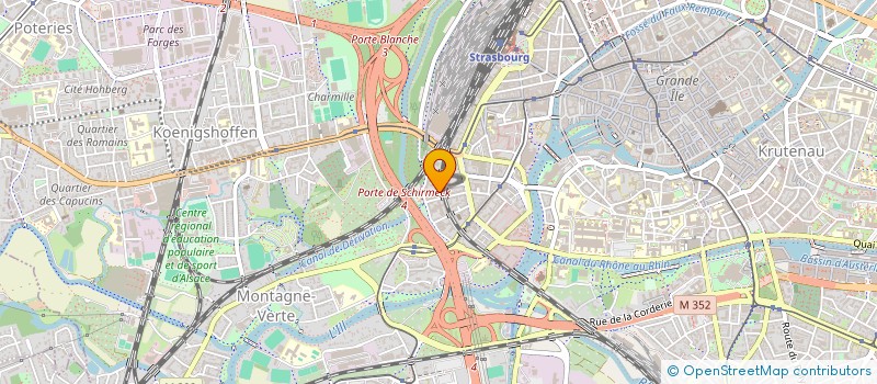 localisation de l'entreprise MADAME CORALIE TIXERONT à STRASBOURG
