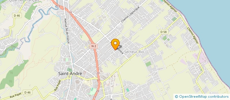 localisation de l'entreprise MADAME CORALIE TOINETTE à SAINT-ANDRE