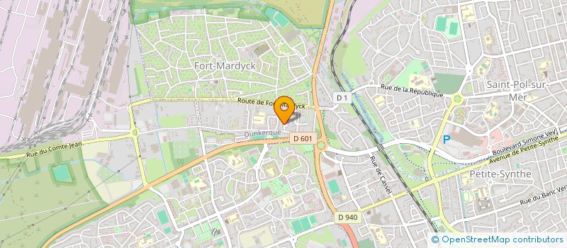 localisation de l'entreprise MADAME CORALIE TONDEUR à DUNKERQUE