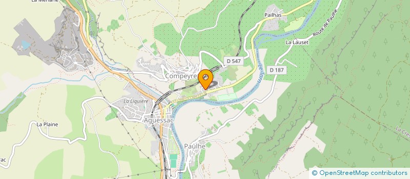 localisation de l'entreprise MADAME CORALIE TROIN  COMPEYRE