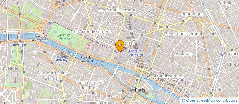 localisation de l'entreprise MADAME CORALIE TROUILLET à PARIS