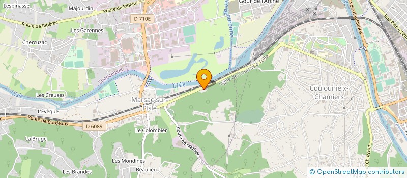 localisation de l'entreprise MADAME CORALIE TRUFFERT  MARSAC-SUR-L'ISLE