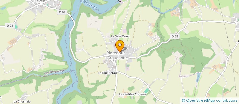 localisation de l'entreprise MADAME CORALIE UZENAT  PLOREC-SUR-ARGUENON