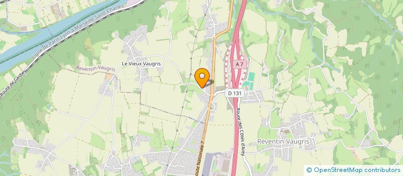 localisation de l'entreprise MADAME CORALIE VACHER  REVENTIN-VAUGRIS