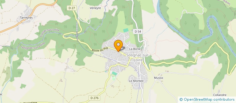 localisation de l'entreprise MADAME CORALIE VACHERON  SAINT-ETIENNE