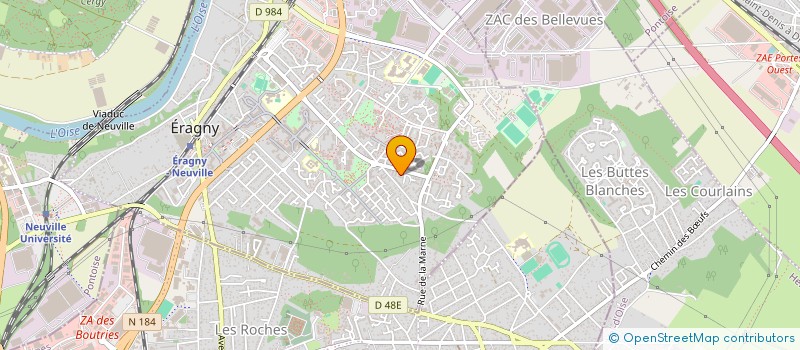 localisation de l'entreprise MADAME CORALIE VADROT  ERAGNY