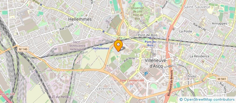 localisation de l'entreprise MADAME CORALIE VANTEUX à LILLE