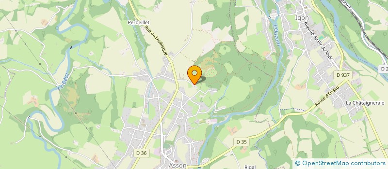 localisation de l'entreprise MADAME CORALIE VERGNES  BOEIL-BEZING