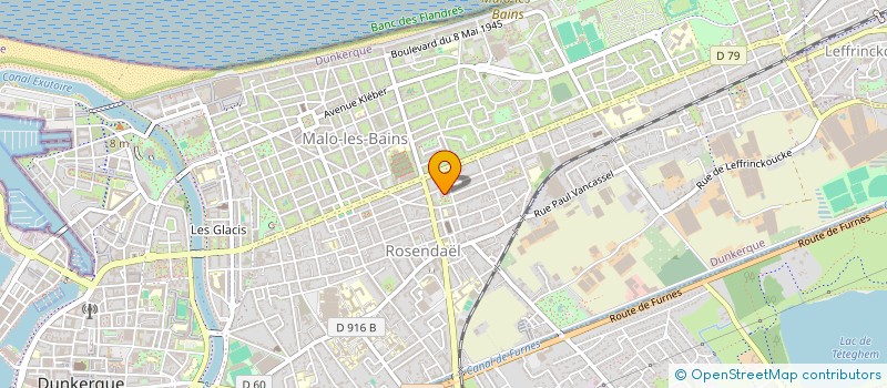 localisation de l'entreprise MADAME CORALIE VERMERSCH à DUNKERQUE