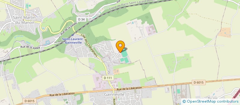 localisation de l'entreprise MADAME CORALIE VERTINO  SAINT-LAURENT-DE-BREVEDENT