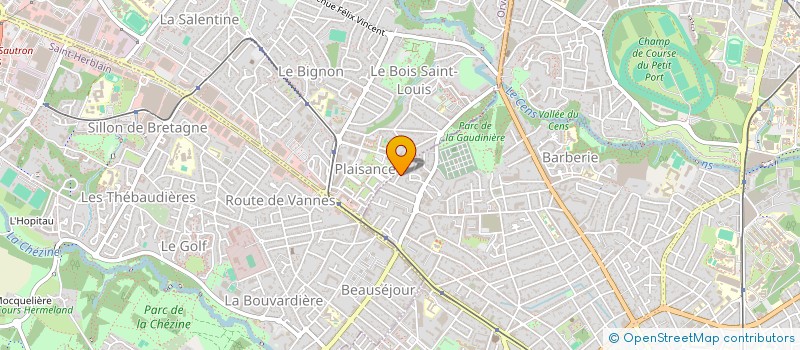 localisation de l'entreprise MADAME CORALIE VIGNERON à NANTES