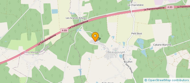 localisation de l'entreprise MADAME CORALIE VINATIER  BEAUPOUYET