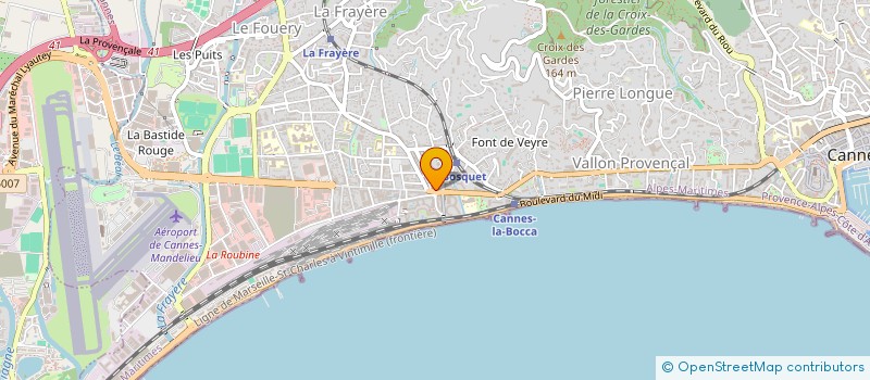 localisation de l'entreprise MADAME CORALIE VIOLA  CANNES