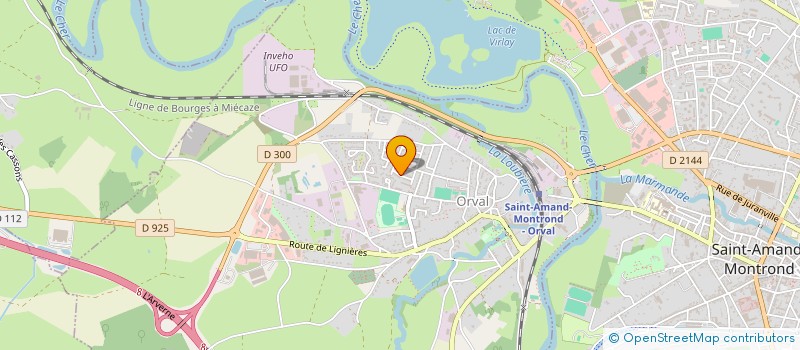 localisation de l'entreprise MADAME CORALIE VIZIERES  ORVAL