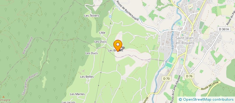 localisation de l'entreprise MADAME CORALIE VUILLAUME à SAINT-JEAN-EN-ROYANS