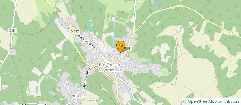localisation de l'entreprise MADAME CORALIE VUYET à BRUYERES-ET-MONTBERAULT